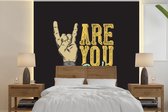 Behang - Fotobehang Armband - Rock - Vintage - Breedte 300 cm x hoogte 300 cm