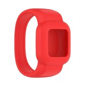 Voor Garmin Vivofit JR3 siliconen vervangende horlogeband zonder gesp, maat: S (rood)