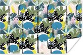Poster Bladeren - Jungle - Patronen - 180x120 cm XXL