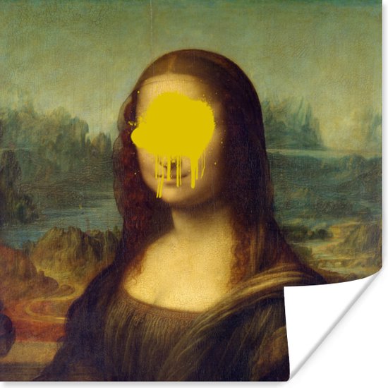 Poster Mona Lisa - Leonardo da Vinci - Kunst - 30x30 cm