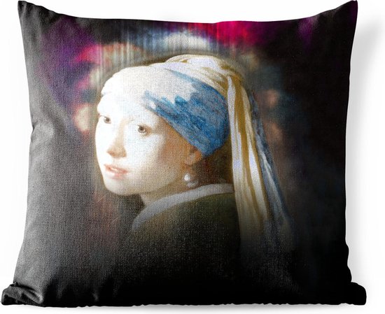 Coussin d'extérieur - La fille à la perle - Vermeer - Art - 45x45 cm -  Résistant aux... | bol