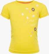 TwoDay meisjes T-shirt met bloemenprint - Geel - Maat 92