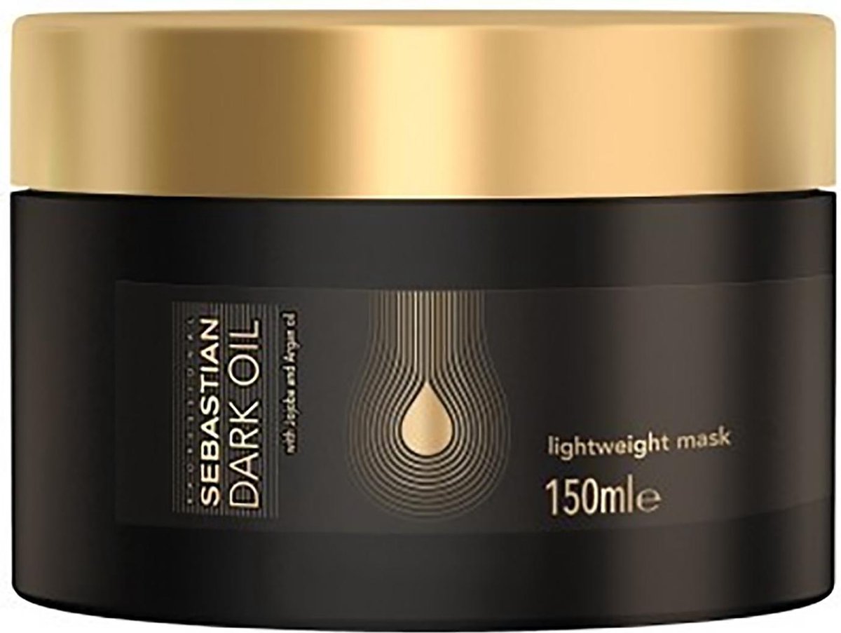 Haarmasker Dark Oil Sebastian Fijn haar (150 ml)