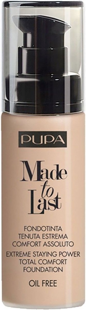Goedkoopste Pupa Made To Last Foundation 050 Sand