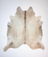 KOELAP Koeienhuid Vloerkleed - Taupe Egaal - 215 x 230 cm - 1004191