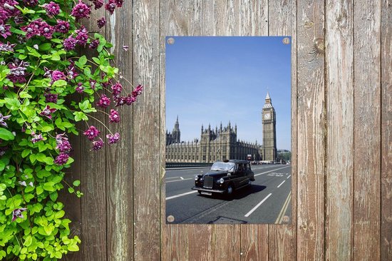 Posters de jardin extérieur Taxi - Londres - Angleterre - 60x90 cm