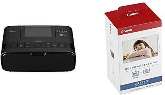 Canon SELPHY CP1300 - Mobiele fotoprinter - Zwart - Canon