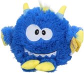 knuffel Monster junior pluche 21 cm donkerblauw