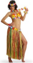 verkleedset Hawaii dames 70 cm polyester 6-delig