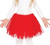 tutu meisjes 31 cm polyester rood one-size