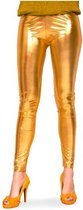 legging dames polyester metallic goud maat L/XL