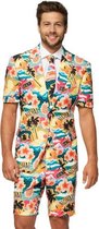verkleedpak zomer Aloha Hero heren polyester mt 54
