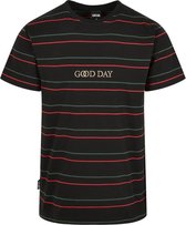 Cayler & Sons Heren Tshirt -S- WL Good Day Stripe Zwart
