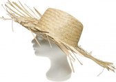 hoed 36 cm stro naturel