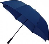 golfparaplu automatisch windproof donkerblauw 120 cm