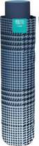 mini-paraplu dames 97 cm automatisch microvezel blauw