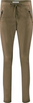 Red Button Broek Tessy Vegan Leather Srb2880 Camel Dames Maat - W42