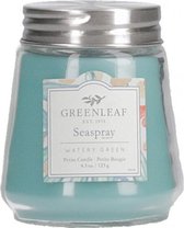 geurkaars Seaspray 7 x 7 x 8 cm wax/glas groen