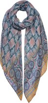 Juleeze Sjaal Dames Print 90*180 cm Meerkleurig Synthetisch Shawl Dames Sjaal