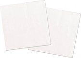 servetten 33 x 33 cm papier wit 20 stuks