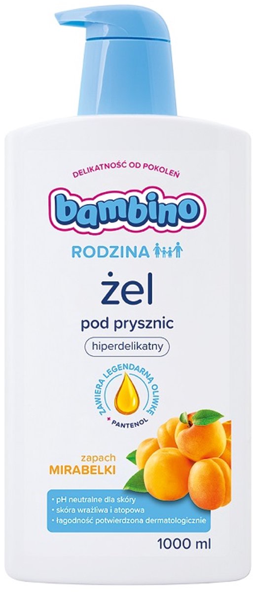 Bambino - Family Gel Under Shower Hyperdelicate Mirabelka 1000Ml