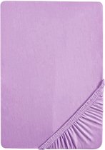 Lakens 1persoons - Zinaps 0012344 Terry Stretch Cutch (Matras Hoogte max. 22 cm) 1 x 90 x 190 cm> 100 x 200 cm, violet -  (WK 02124)
