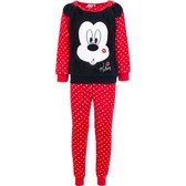 Disney meisjes velours pyjama Mickey Mouse 2017 - rood  - 128