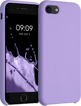 kwmobile telefoonhoesje voor Apple iPhone SE (2022) / SE (2020) / 8 / 7 - Hoesje met siliconen coating - Smartphone case in violet lila