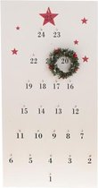 FEERIC LIGHTS & CHRISTMAS Hangende adventskalender + krans - 51 x 26 cm