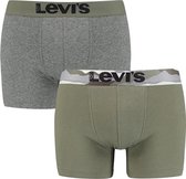 Levi's printed waistband 2P groen & grijs - XXL