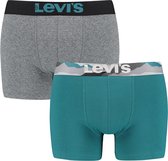Levi's printed waistband 2P blauw & grijs - M