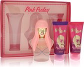 Nicki Minaj Pink Friday Eau De Parfum Spray + Body Lotion + Shower Gel For Women Gift Set
