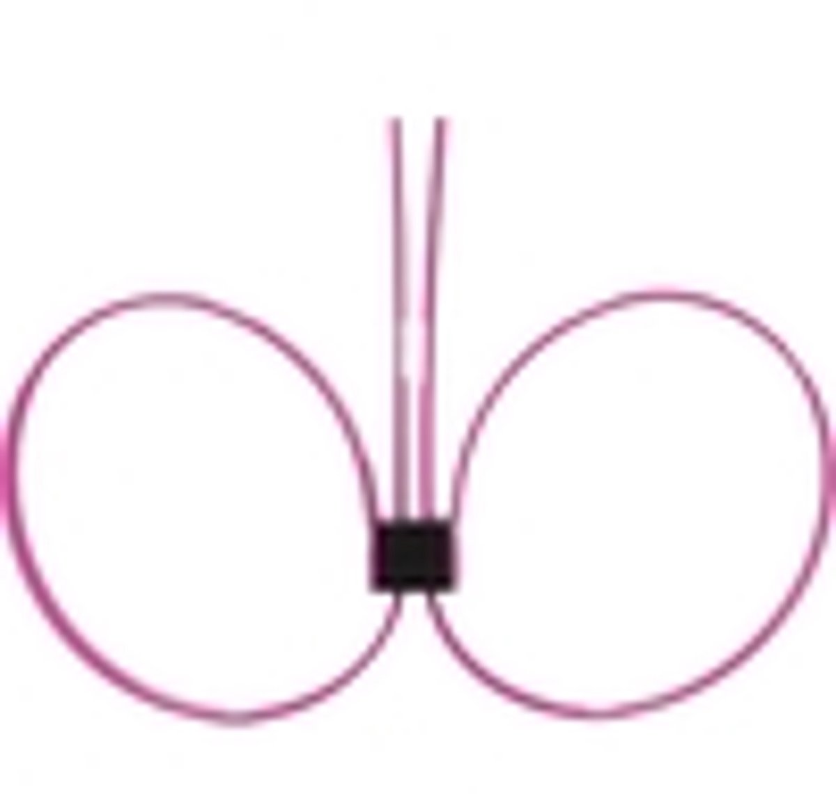 Zip Tie Extended Pink - handboeien