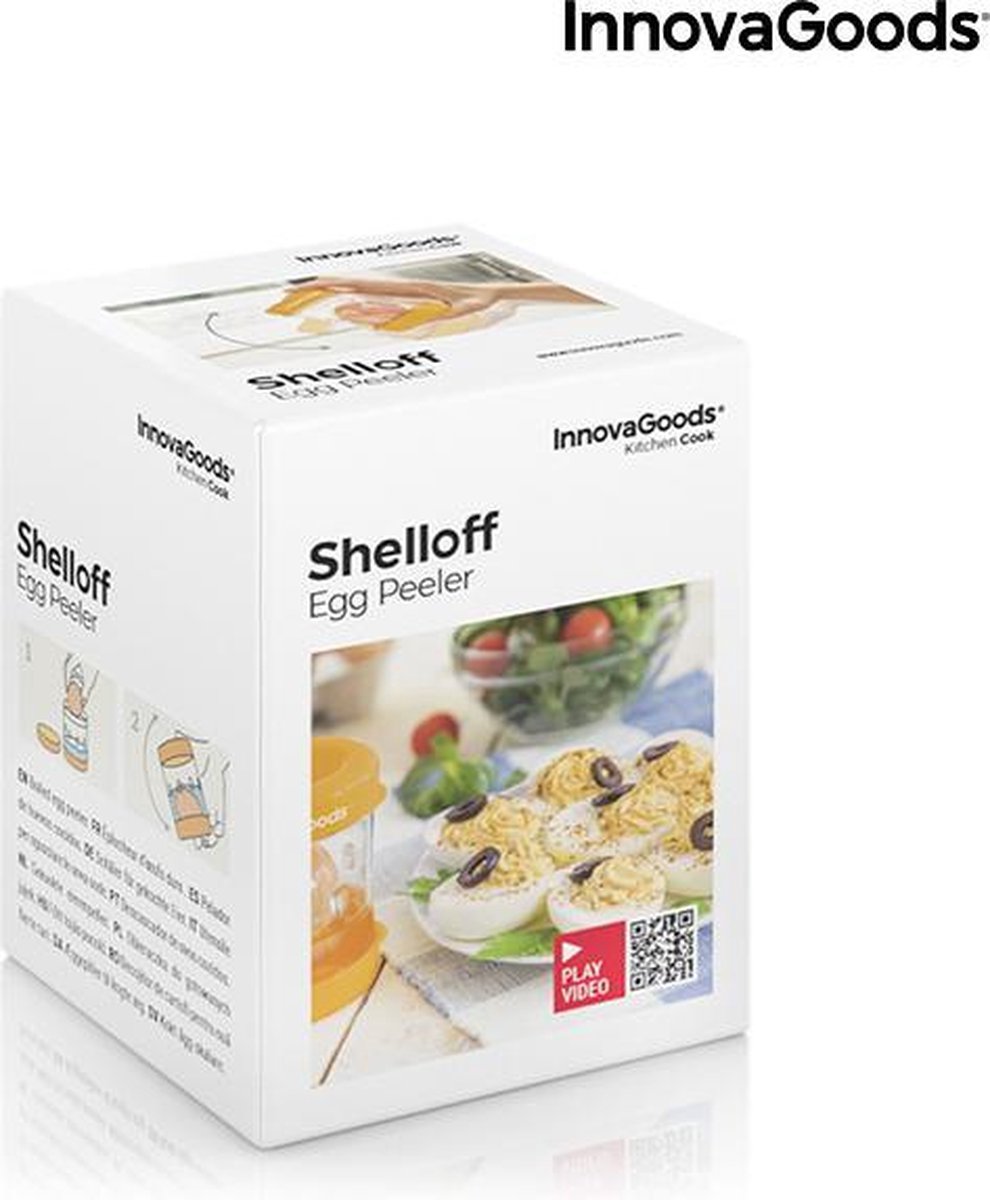 InnovaGoods - Gekookte eierpeller - Handmatig keukengerei - Handig en  gemakkelijk in... | bol.com