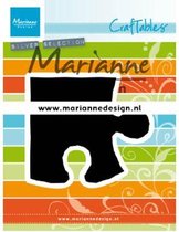 Marianne Design Craftables Snijmallen - Puzzelstukje