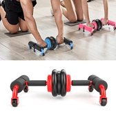 XJFL-1 Sport Abdominale Crunch Roller Automatische Rebound Huishoudelijke Sit-Up Aid (Rood)