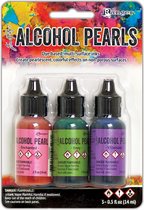 Ranger Alcohol Ink Pearls Kit 3 - Enchanted, Envy ,Villainous - 3x14 ml