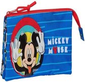 Alleshouder Mickey Mouse Blauw Rood