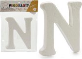 Brief N polyestyreen - Decoratieve letters en cijfers