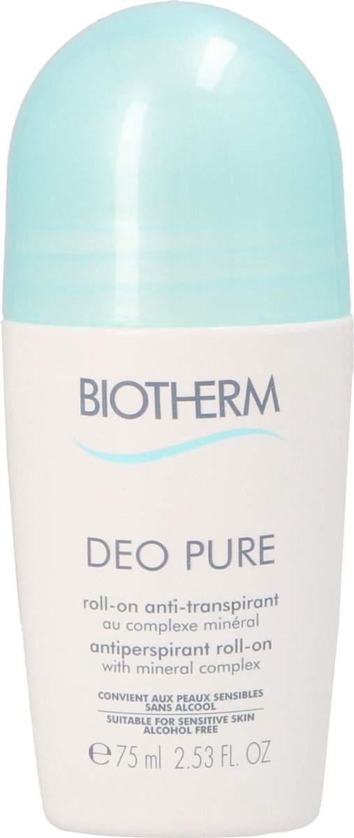 Roux Buiten adem Politiek Biotherm Pure Anti-transpirant Roll-on Deodorant - 75 ml | bol.com