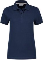 Santino Mojo Dames Polo-shirt korte mouwen - Stretch - Marine - L