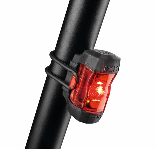 Busch & Müller - IXXI - Fietsachterlicht - Accu/Batterij - LED - USB Lader - Zwart — afbeelding 4