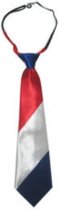 Stropdas vlag Nederland kleuren - Holland fans/supporters verkleedkleding