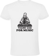 God is a DJ t-shirt Heren | muziek | dance | house | club | festival | discotheek | music | Wit