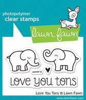 Love You Tons Clear Stamps (LF598)