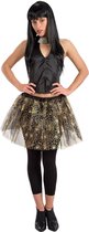 Carnival Toys Tutu Met Print Dames 40 Cm Tule Zwart/goud