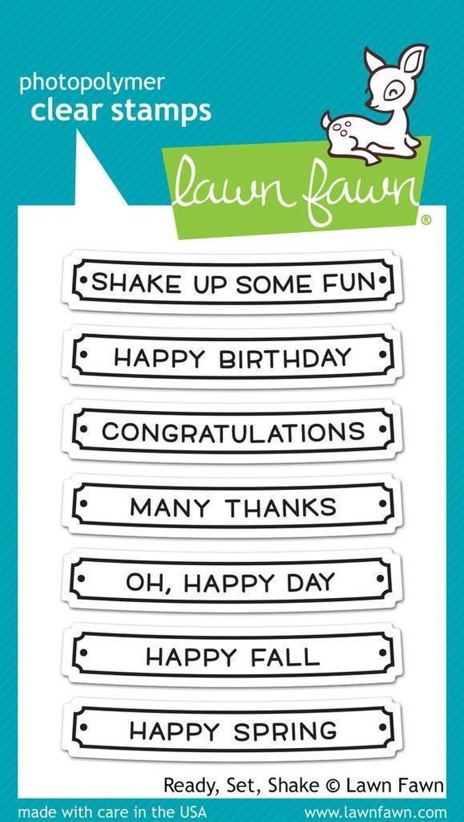 Ready, Set, Shake Clear Stamps (LF1060)
