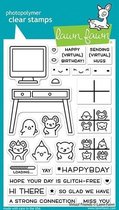 Virtual Friends Clear Stamps (LF2504)