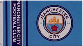 Drapeau à rayures Manchester City 152 x 91 cm