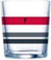 Glazenset Pierre Cardin Eclat Strepen Kristal (4 uds)